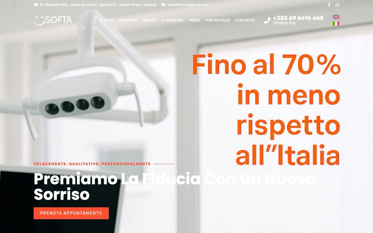 Turismo Dentale Softa — turismodentale-softa.al